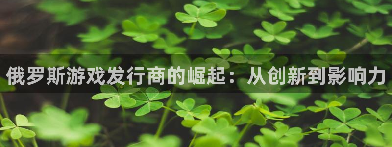 苏州db电竞网络科技有限公司：俄罗斯游戏发行商的崛起：从创新到影响力